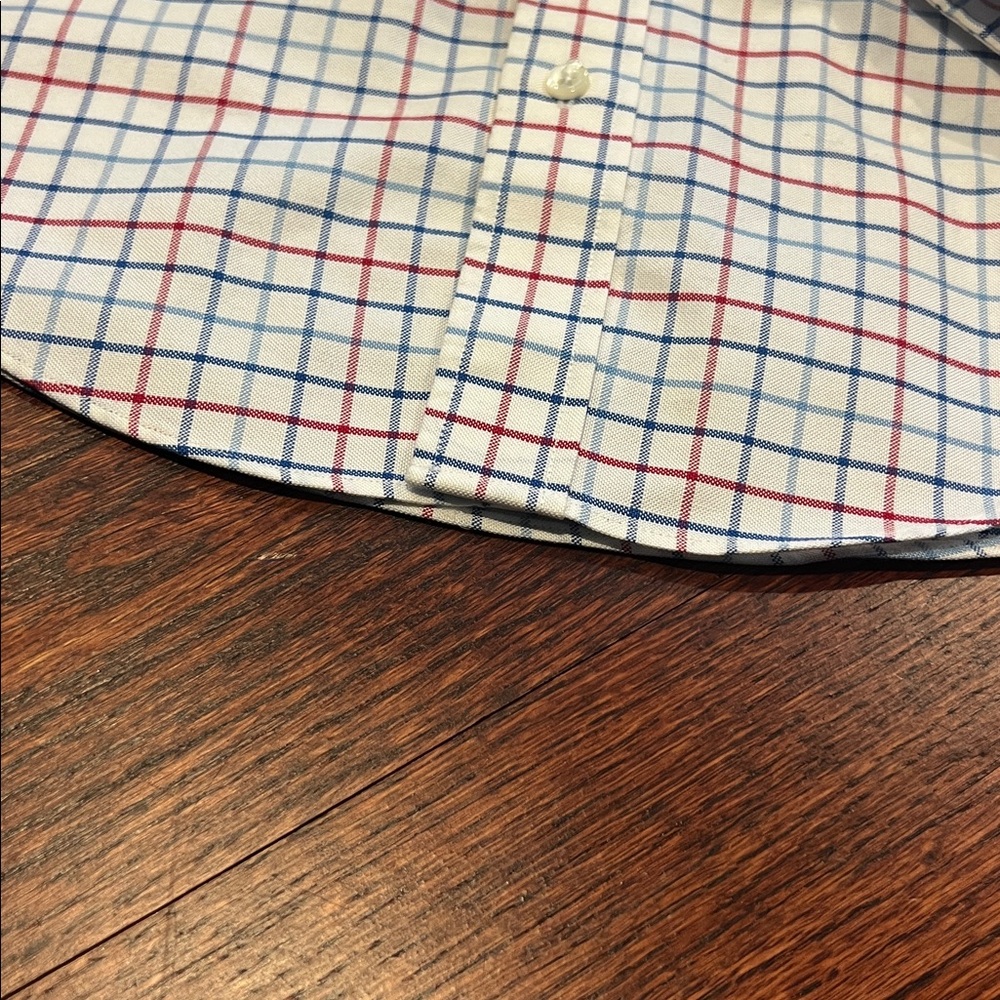 Boys Brooks Brothers Checkered Dress Shirt Size M Non-Iron - Picture 7 of 11
